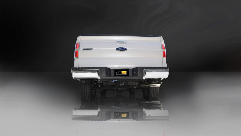 Corsa Performance 11-13 Ford F-150 EcoBoost 3.5L V6 Polished Sport Cat-Back Exhaust 24392 Photo - Mounted