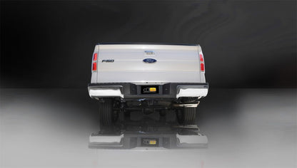 Corsa Performance 11-13 Ford F-150 EcoBoost 3.5L V6 Polished Sport Cat-Back Exhaust 24392 Photo - Mounted