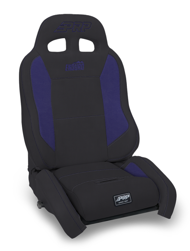 PRP Seats PRP EnduroCrawl Reclining Suspension Seat - Black/Purple Vinyl - Driver A9001044-201-M A9001044-201-M Photo - Primary