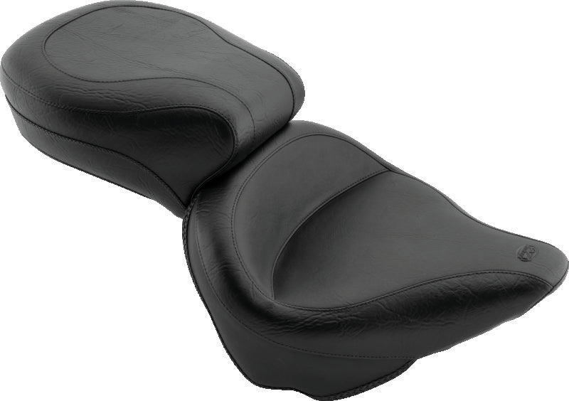 Mustang Motorcycle Mustang 84-06 Harley Standard Rear Tire Wide Touring 1PC Seat - Black 75073 75073 Photo - Primary