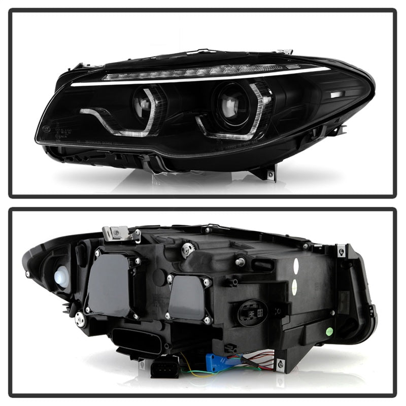 Spyder BMW 5 Series F10 11-13 Xenon/HID AFS Projector Headlights - Black PRO-YD-BMWF10HIDAFS-SEQ-BK 5088208 5088208 Photo - Unmounted