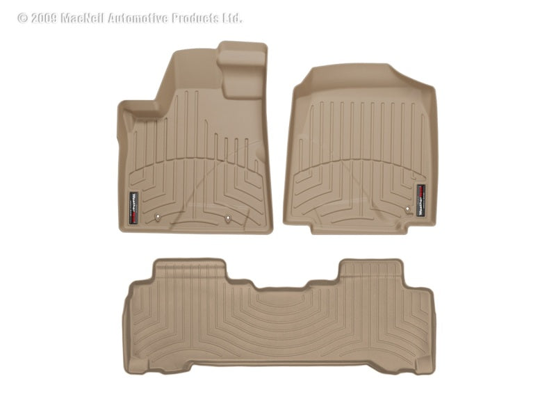 WeatherTech WT FloorLiner - Rear - Tan Floor Mats Floor Mats - Rubber main image