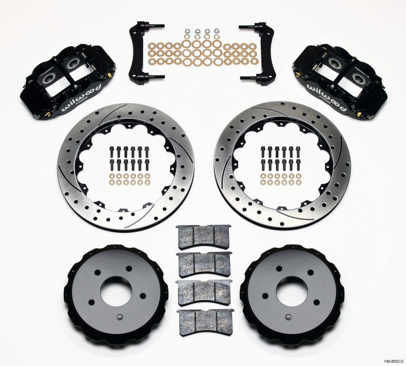 Wilwood Narrow Superlite 4R Rear Kit 12.88in Drilled 97-04 Corvette C5/Z06 140-8032-D 140-8032-D Photo - Primary