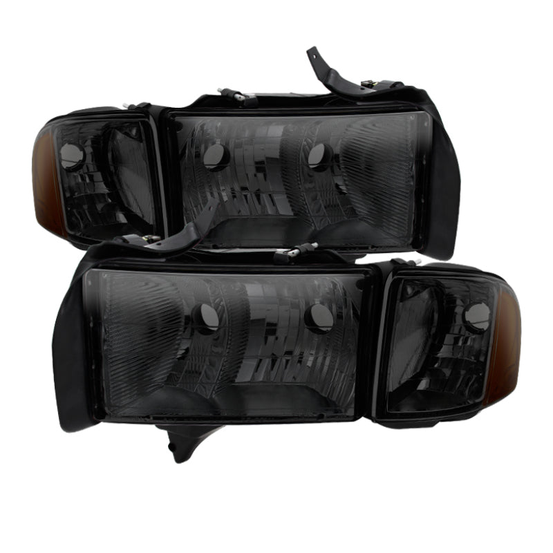 SPYDER Xtune Dodge Ram Sport Model Only 1999-2002 OEM Headlights Smoked HD-JH-DR99-SP-SM 9032172 9032172 Photo - Primary