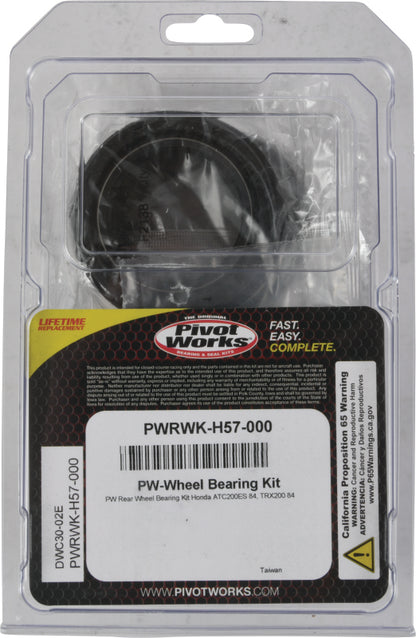 Pivot Works 1984 Honda ATC200ES PW Rear Wheel Bearing Kit PWRWK-H57-000 PWRWK-H57-000 Photo - Primary