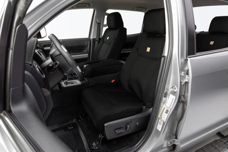 Covercraft 24-25 Ford F250/F550 Carhartt Super Dux PrecisionFit Custom Front Row Seat Covers - Black GTF4423ABCOBK GTF4423ABCOBK Photo - Primary