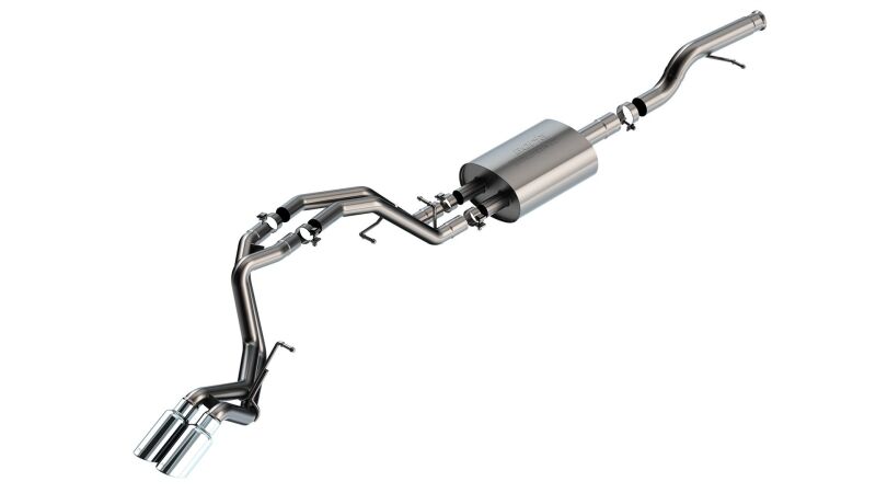 Borla 21-22 Chevrolet Tahoe 5.3L V8 2/4WD Touring Cat-Back Exhaust (Stainless) 140854 140854 Photo - Primary