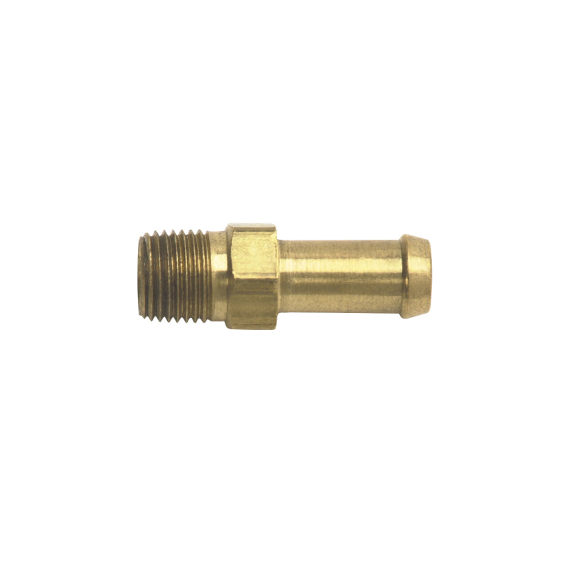 Russell 1/8 NPT x 8mm (5/16 Inch) Hose Single Barb Fitting (Brass Finish) 697010 Photo - Primary