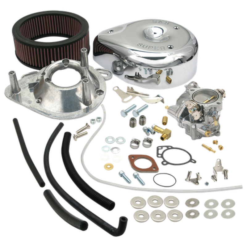 S&S Cycle 84-92 BT Super E Carburetor Kit w/o Manifold & Mounting Hardware 11-0440 11-0440 User 1