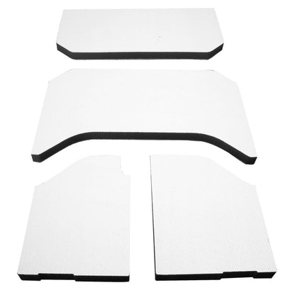 DEI 07-10 Jeep Wrangler JK 4-Door Boom Mat Headliner - 4 Piece - White 50135 50135 Photo - Primary