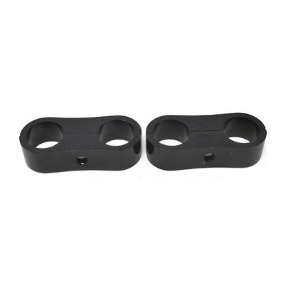 Russell Hose Separator For -10 Braided Hose - Black Anodize (2 Pack) 654323 654323 Photo - out of package