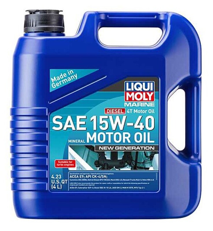 LIQUI MOLY 4L Marine 4T New Generation Motor Oil SAE 15W40 22520 22520 User 1