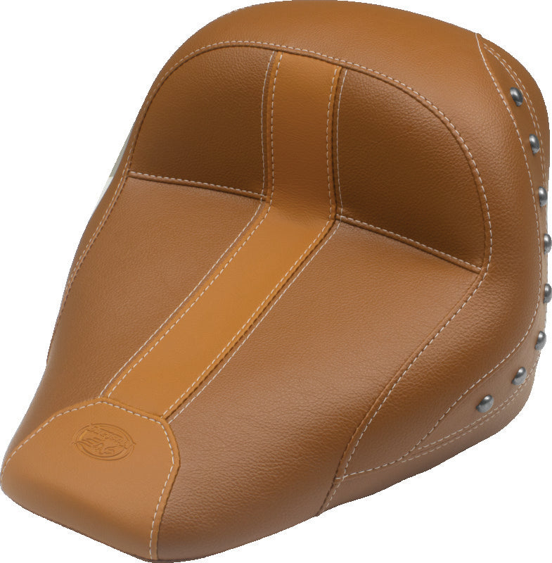 Mustang Motorcycle Mustang 15-21 Indian Scout Standard Touring Solo Seat w/Studs - Brown 75389MV 75389MV Photo - Primary