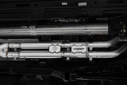 MBRP 2021 Ram TRX 6.2 S/C 3in Catback Dual Rear Carbon Fiber Tips(Race)- T304 S51543CF S51543CF Photo - Mounted