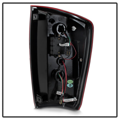 Spyder 16-17 Toyota Tacoma LED Tail Lights - Red Clear (ALT-YD-TT16-LED-RC) 5085757 5085757 Photo - Unmounted