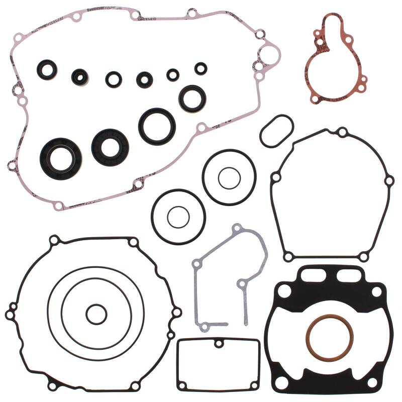 Vertex Pistons Vertex Gaskets 05-07 Kawasaki KX250 Complete Gasket Kit w/ Oil Seals 811465 811465 Photo - Primary