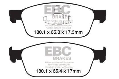 EBC Disc Brake Pad Set DP22145 Photo - Primary