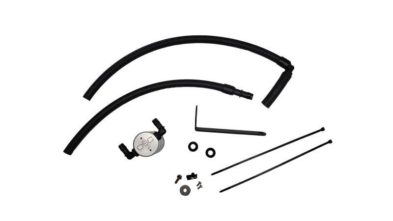 J&L 22-23 Subaru BRZ/GR86 2.4L Passenger Side Oil Separator 3.0 - Clear Anodized 3117P-C 3117P-C Photo - Primary