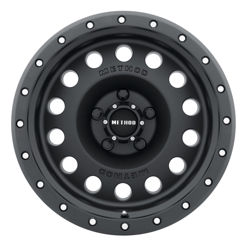 Method Race Wheels MR307 Hole Wheel Matte Black 17x8.5 0 5x5 MR30778550500 Photo - Close Up