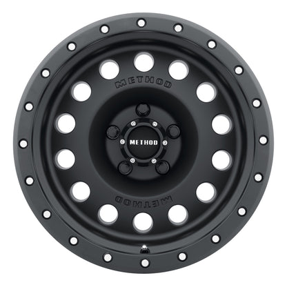 Method Race Wheels MR307 Hole Wheel Matte Black 17x8.5 0 5x5 MR30778550500 Photo - Close Up