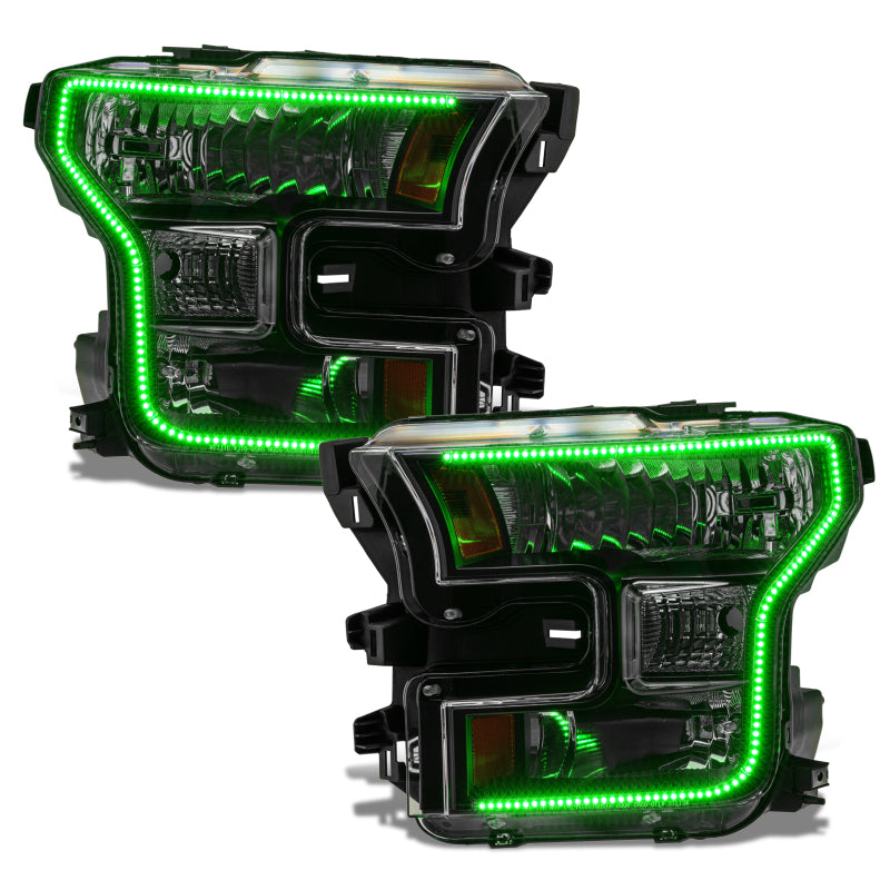 ORACLE Lighting Oracle 15-17 Ford F-150 Dynamic RGB+A Pre-Assembled Headlights Halogen - Black Edition - ColorSHIFT 8201-332 8201-332 User 3