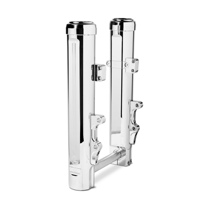 Performance Machine Dyna and M8 Softail Lower Leg Assembly 49mm - Chrome 0208-2178-CH 0208-2178-CH Photo - Primary