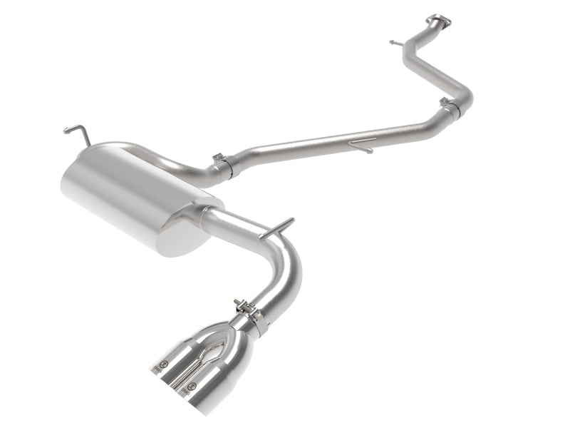 aFe Takeda 18-21 Toyota C-HR 2.0L 2.5in 304 Stainless Steel Cat-Back Exhaust w/ Polished Tip 49-36044-P 49-36044-P Photo - Primary