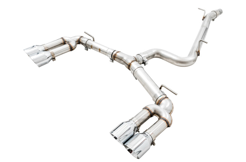 AWE Tuning Audi 8V S3 Track Edition Exhaust w/Chrome Silver Tips 102mm 3015-42142 3015-42142 Photo - Primary