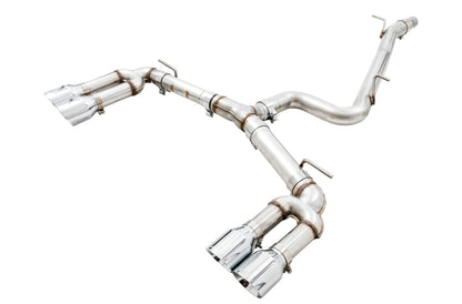 AWE Tuning Audi 8V S3 Track Edition Exhaust w/Chrome Silver Tips 102mm 3015-42142 3015-42142 Photo - Primary