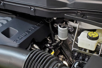 J&L 2021-2023 Ford F-150 3.5L Passenger Side Oil Separator 3.0 - Clear Anodized 3028P-C 3028P-C User 1