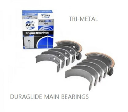 ACL Ford Prod. V6 159-171-177 1972-90 Engine Crankshaft Main Bearing Set 4M860P-40 4M860P-40 Technical Drawing