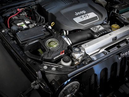 aFe Momentum Gt Pro Guard 7 Cold Air Intake System Jeep Wrangler Jk 12-18 75-76212 Photo - Mounted