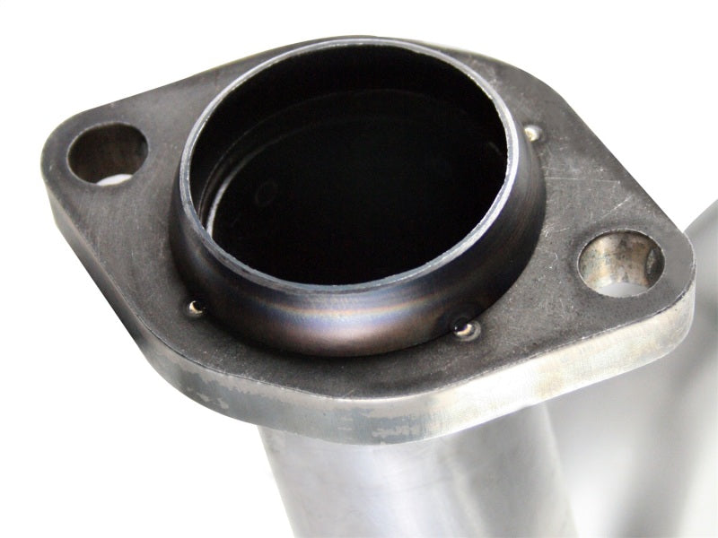 aFe Twisted Steel 2 IN-2-1/2 IN Aluminized Steel Loop-Delete Down-Pipe & Y 48-06210 Photo - Unmounted