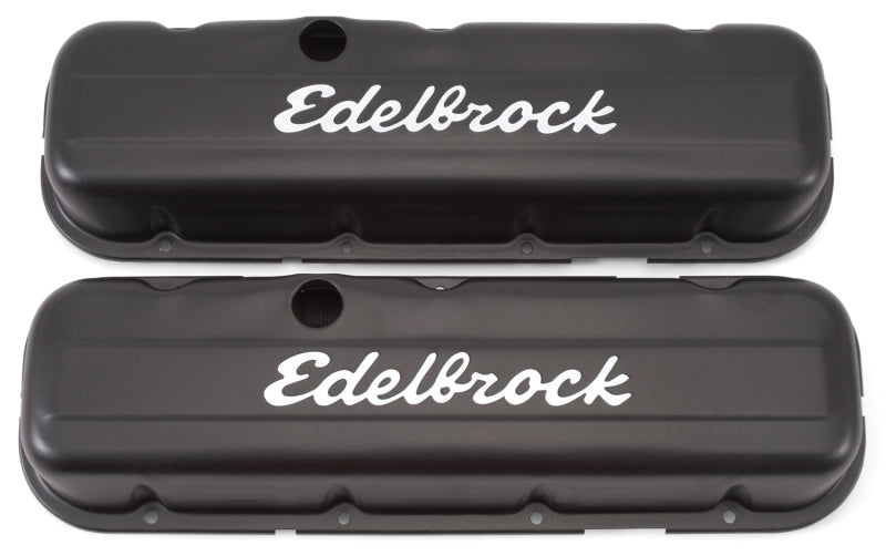 Edelbrock Valve Cover, Signature Series, Chevrolet, 1965 & Later 396-502 V8, Low 4483 Photo - Primary