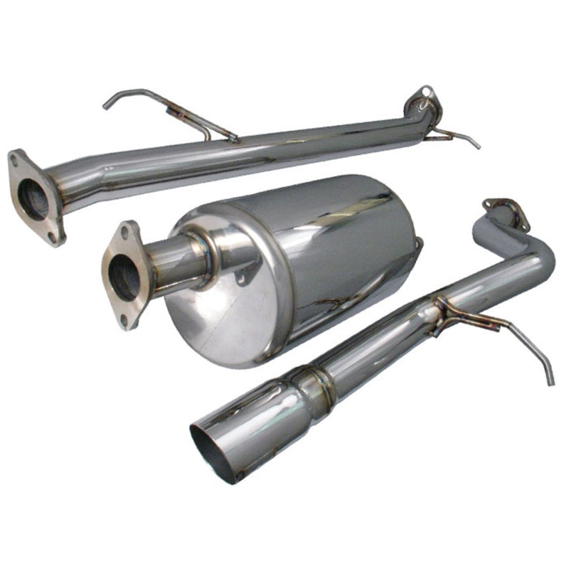 Injen Polished Cat-Back Exhaust System 03-11 Honda Element 2.4L 4 Cyl SES1726 Photo - Primary