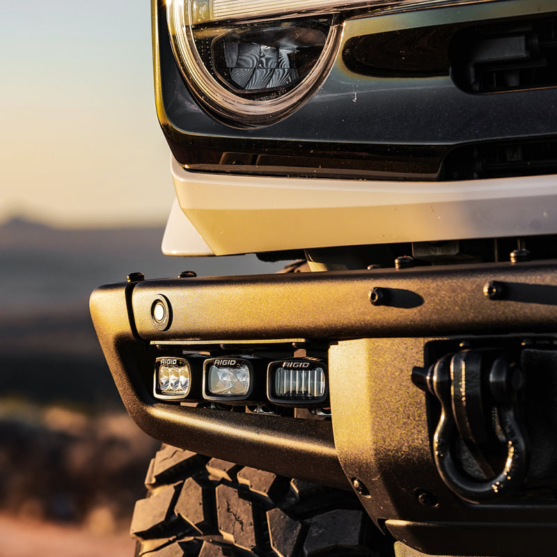 Rigid Industries 2021+ Ford Mod Bumper Fog Mounts 46730 46730 Photo - Mounted