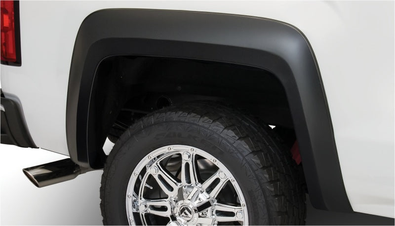 Bushwacker 19-21 GMC Sierra 1500 Extend-A-Fender Flares 2pc - Black 40146-02