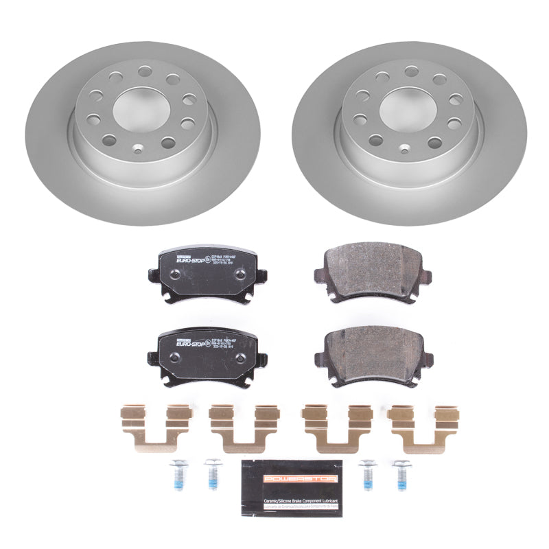 PowerStop Power Stop 2013 Audi A3 Quattro Rear Euro-Stop Brake Kit ESK5666 ESK5666 Photo - Primary