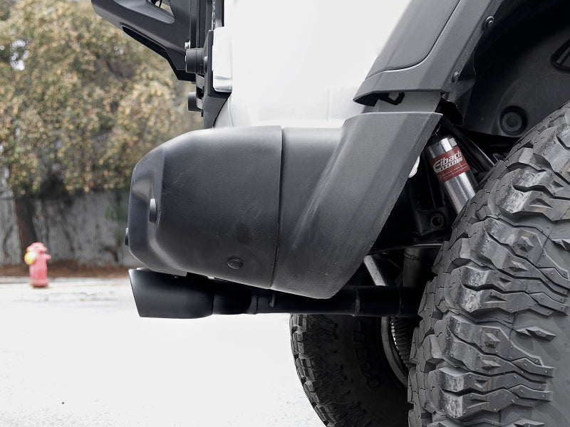 aFe Rebel Series 2-1/2" 304 Stainless Steel Cat-Back Exhaust System 49-38073-B Photo - Mounted