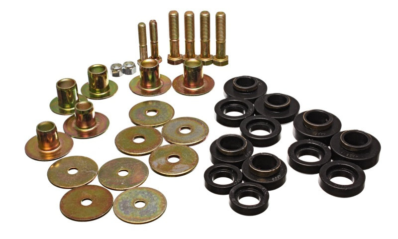 Energy Suspension Body Mount Set Black Chevrolet Camaro Base 1967-1981 3.4142G Photo - Primary