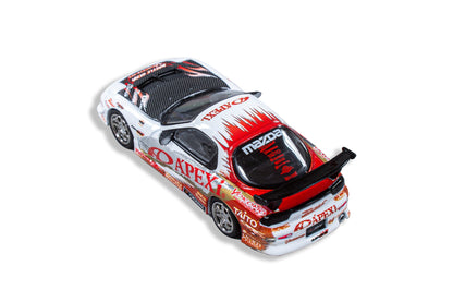 APEXi A'PEXi - A'PEXi RX-7 FD3S D1GP Project No.III - Tarmac Works x Vertex 1:64 Scale Die-cast