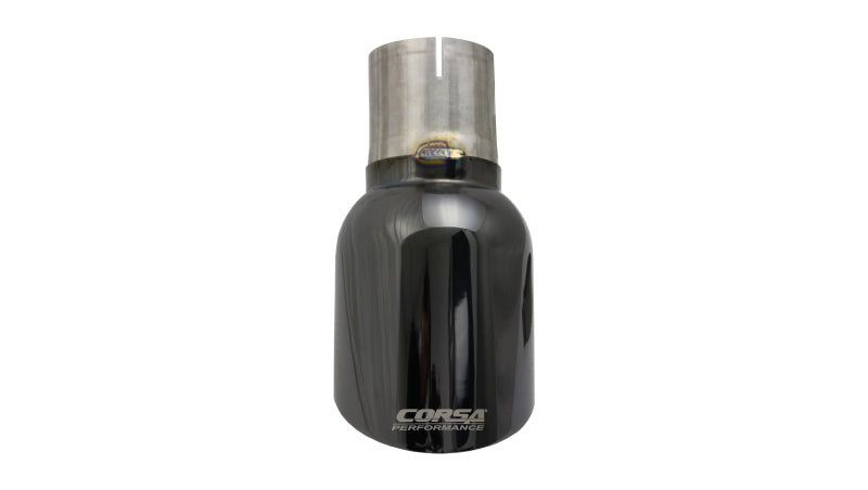 Corsa Single Universal 2.75in Inlet / 4.5in Outlet Black PVD Pro-Series Tip Kit TK008BLK TK008BLK Photo - Unmounted