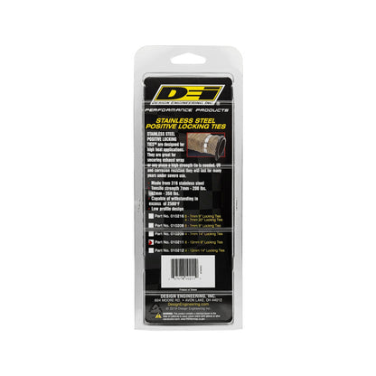 DEI Stainless Steel Positive Locking Tie 1/2in (12mm) x 9in - 8 per pack 10211 10211 Photo - Unmounted