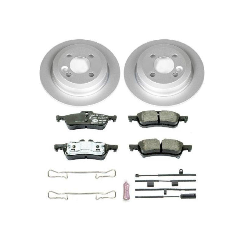 PowerStop Power Stop 07-08 Mini Cooper Rear Euro-Stop Brake Kit ESK6280 ESK6280 Photo - Primary