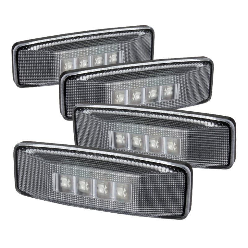 SPYDER Xtune Dodge Ram 94-02 Dually 2 Red LED+2 Amber LED Fender Lights 4pcs Clear ACC-LED-DR94-FE-C 9924699 9924699 Photo - Primary