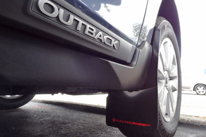 Rally Armor 2015+ Subaru Outback Mud flap Grey Logo MF36-UR-BLK/GRY User 1