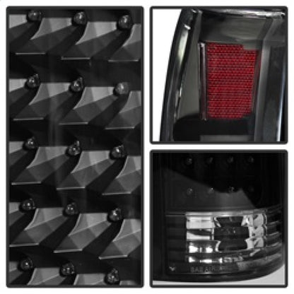 SPYDER Xtune Yukon Denali 99-00 LED Tail Lights Black ALT-JH-CCK88-LED-BK 9022449 9022449 Photo - Unmounted