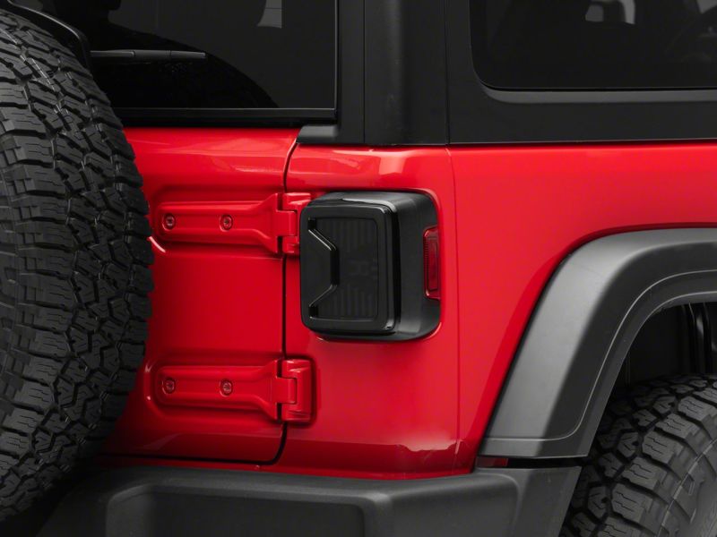 Raxiom 18-23 Jeep Wrangler JL LED Tail Lights- Blk Housing (Smoked Lens) J137647-JL J137647-JL Photo - Close Up