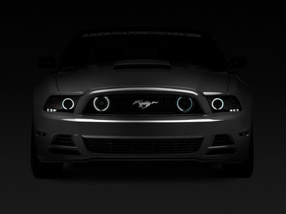 Raxiom 13-14 Ford Mustang GT CCFL Halo Fog Lights (Smoked) 49177 49177 Photo - Close Up