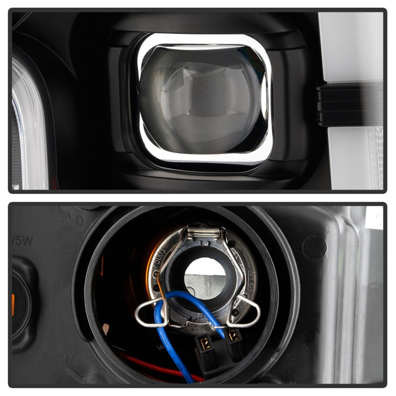 Spyder Ford F-250/F-350/F450 Super Duty 17-18 Projector Headlights Black PRO-YD-FS17-SBSEQ-BK 5086280 5086280 Photo - Unmounted